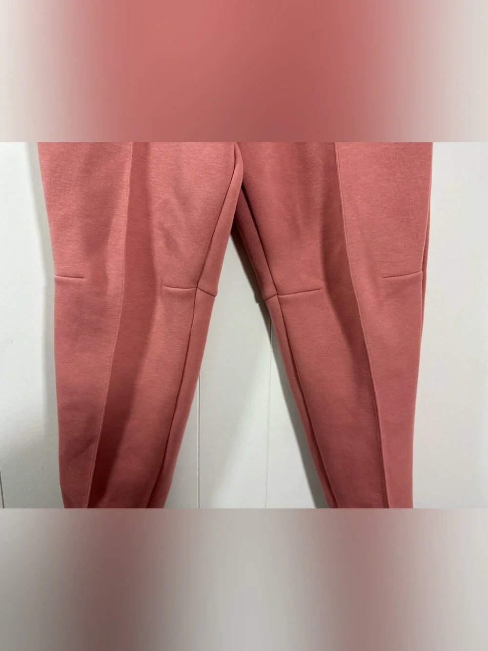Nike Kids Coral Pink Sweatpants with Black Logo
